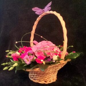цветы, букет, корзинка с цветами
